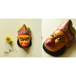 Handmade Wooden Mask - Hanuman