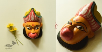 Handmade Wooden Mask - Hanuman