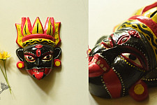 Handmade Wooden Mask - Kaali