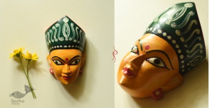 Handmade Wooden Mask - Tribal Goddess