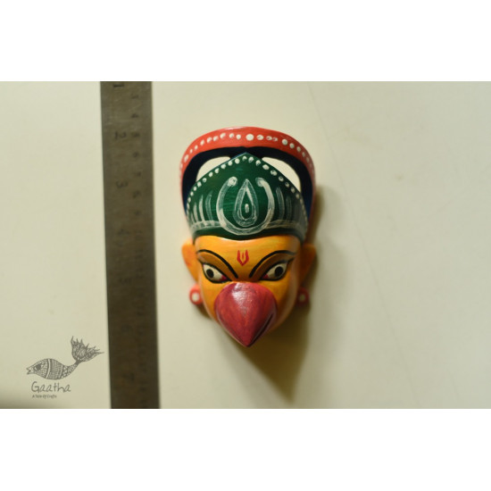 Handmade wooden mask - Garuda