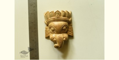 Handmade Wooden Mask - Ganesh