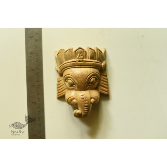 shop hand craft from bangal wooden mask - Ganesh