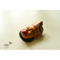 Handmade Wooden Mask - Hanuman