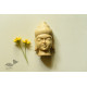 shop hand painted wooden mask - Buddha