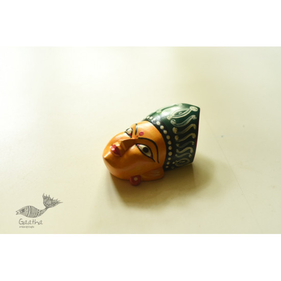 shop handmade craft from bangal wooden mask - Tribal Goddess