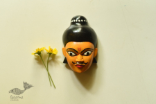 Handmade Wooden Mask - Eklavya