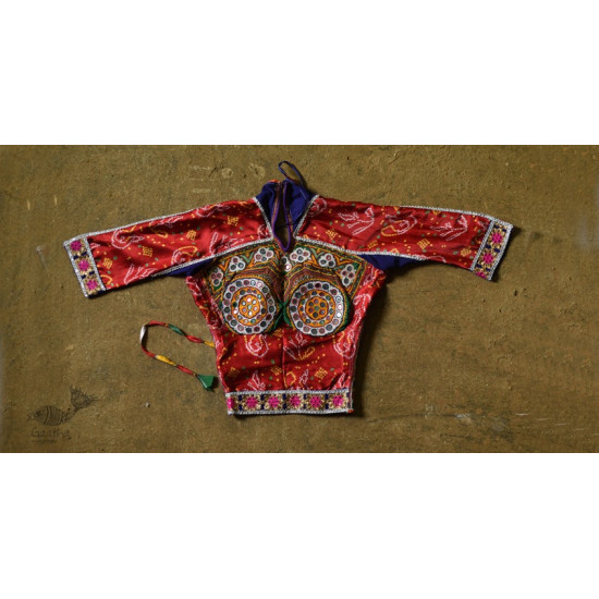 Hand Embroidered kutchi hand Blouse- Rabari Embroidery