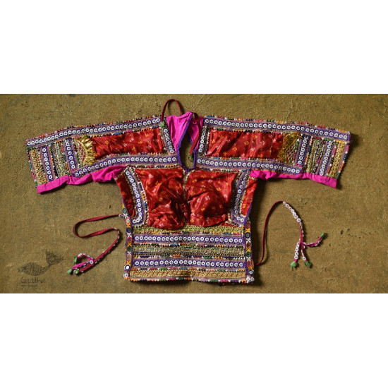 Hand Embroidered kutchi hand Blouse- Rabari Embroidery