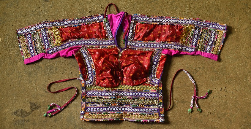 Hand Embroidered kutchi hand Blouse- Rabari Embroidery