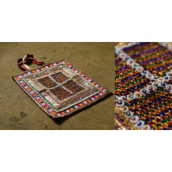 Treasure Trove | Kutchi Embroidered - Rabari bag with button work 