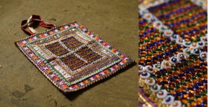 Treasure Trove | Kutchi Embroidered - Rabari bag with button work 