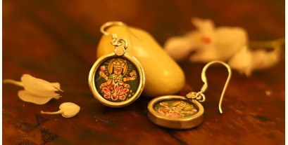 देवसेना * Miniature Painting . Earring * Lakshmi {B}