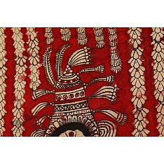 Sacred cloth of the Goddess- Nageshvari Maa ( 60" x 68")