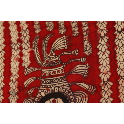 Sacred cloth of the Goddess- Nageshvari Maa ( 60" x 68")