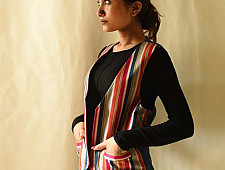 Mashru & Denim Jacket | Reversible Unisex Jacket