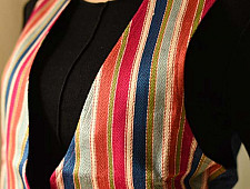 Mashru & Denim Jacket | Reversible Unisex Jacket