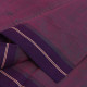 shop Begampuri Cotton Purple Saree With Green Pallu