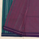 shop Begampuri Cotton Purple Saree With Green Pallu