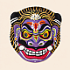 shop Handmade Paper Mache Chhau Mask - Asura