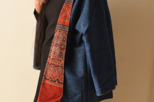 Kimono | Reversible Jacket  - Ajrakh & Denim 