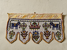 Prachin . प्राचीन | Handmade Bead Work ~ Old Hanging Ganesha Toran