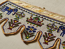 Prachin . प्राचीन | Handmade Bead Work ~ Old Hanging Ganesha Toran