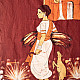 shop handcrafted batik A Tribal Girl painting