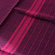 Handwoven cotton saree |Deep Violet  from Andhra Pradesh