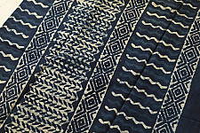 Sunday Afternoon ☕ Hand Block Printed Dabu Saree