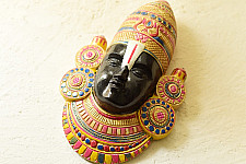 Handmade Wooden Mask - Balaji