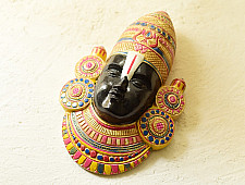 Handmade Wooden Mask - Balaji