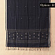 shop Handloom Soft Cotton Jamdani Stole  - Navy Blue