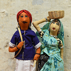 Gudiya - Jhabua Handmade Fabric Doll (Bhil) - F