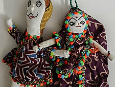 Dhingli | Cotton Handmade Kutchi Traditional Doll Set (Pair)