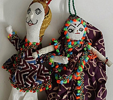 Dhingli | Cotton Handmade Kutchi Traditional Doll Set (Pair)