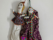 Dhingli | Cotton Handmade Kutchi Traditional Doll Set (Pair)