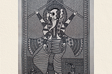 Aripan | Madhubnai Painting - Ganesha