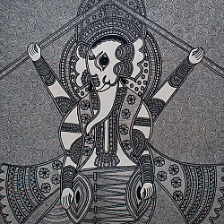 Aripan | Madhubnai Painting - Ganesha