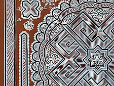 Mandana Art Painting | Geometric Mandana Design