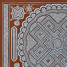 Mandana Art Painting | Geometric Mandana Design