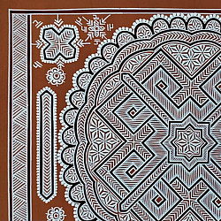 Mandana Art Painting | Geometric Mandana Design