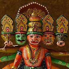 Wooden Toys | Panch Mukhi Hanuman