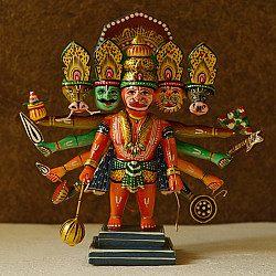 Wooden Toys | Panch Mukhi Hanuman
