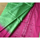 shop Handwoven Pure Tussar Silk Green Saree