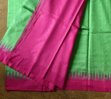 Kamakshi | Pure Tussar Silk Green Saree