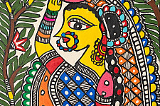 Madhuban . मधुबन ❁ Madhubani Painting - Radhika
