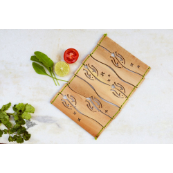 Purnak ✼ Udayagiri Wooden Hot Pot Mat / Table Mat ✼ { 23 }