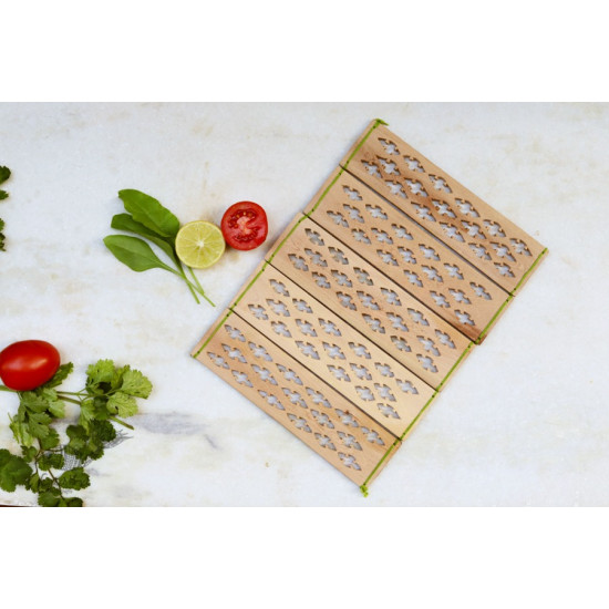 shop Udayagiri Wooden Table Mat / Hot Pot Mat