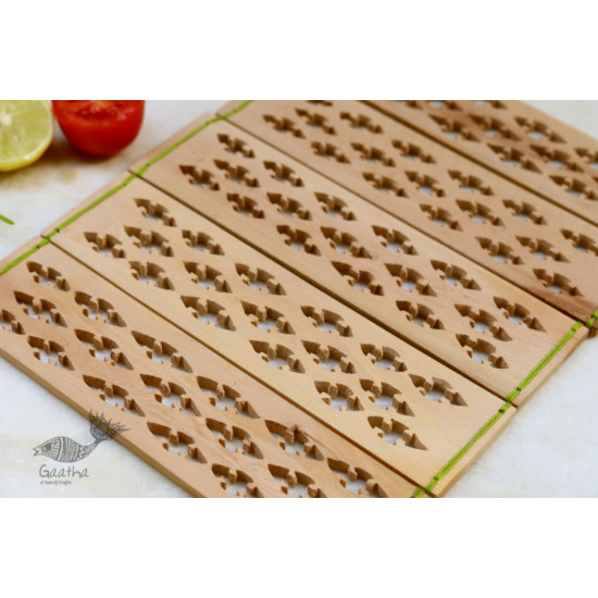 shop Udayagiri Wooden Table Mat / Hot Pot Mat